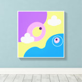 Originelle Kunstdrucke Leinwanddruck (Insitu (Holzboden))