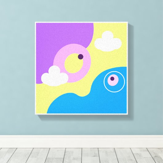 Originelle Kunstdrucke Leinwanddruck (Insitu (Holzboden))