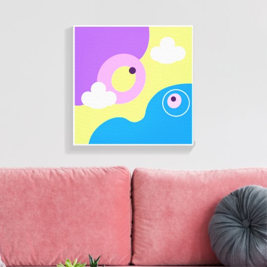 Originelle Kunstdrucke Leinwanddruck (Insitu (Wohnzimmer))