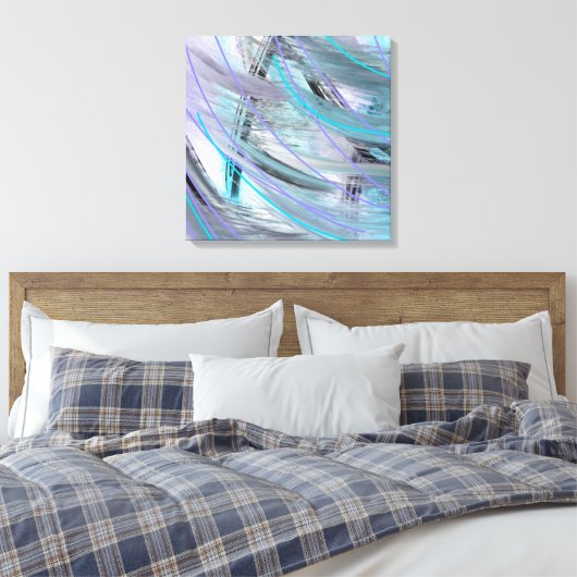 Originelle moderne abstrakte Kunst Leinwanddruck (Insitu (Schlafzimmer))