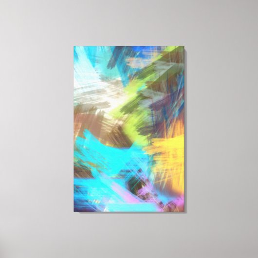 Originelle moderne abstrakte Kunst Leinwanddruck (Vorderseite)