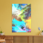 Originelle moderne abstrakte Kunst Leinwanddruck (Insitu (Wohnzimmer))