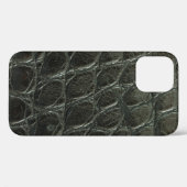 Originelle schwarze Alligatorledertextur, nah Case-Mate iPhone Hülle (Rückseite (Horizontal))