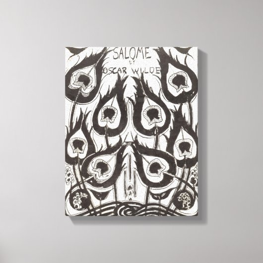 Originelle Skizze für den Cover "Salome" von Oscar Leinwanddruck (Vorderseite)