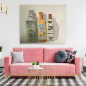 Originelle Toilettenartikel Leinwanddruck (Insitu (Wohnzimmer))