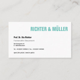 Originelle Visitenkarte