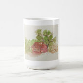 Originelle Wasserfarbskizze Kaffeetasse (Mittel)