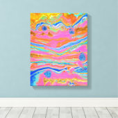 Origineller abstrakter Kunstfluss des Kosmos Leinwanddruck (Insitu (Holzboden))