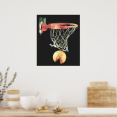 Originelles Basketball-Poster Poster (Küche)