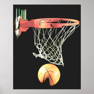 Originelles Basketball-Poster Poster