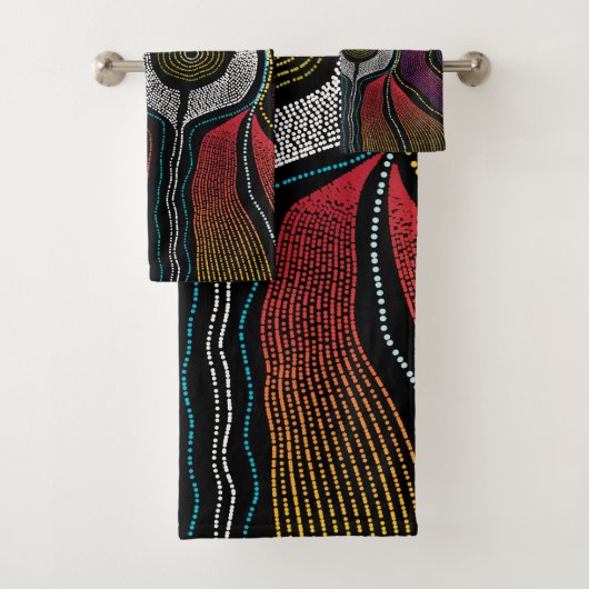 Originelles Design-2-Handtuch Badhandtuch Set (Insitu)