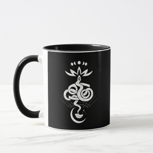 Originelles Design für den Schlangendruck 2025, Kr Tasse (Links)