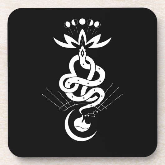 Originelles Design für den Schlangendruck 2025, Lö Getränkeuntersetzer (Vorderseite)