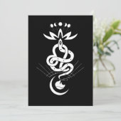 Originelles Design für den Schlangendruck 2025, Lö Save The Date (Stehend Vorderseite)