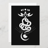 Originelles Design für den Schlangendruck 2025, Lö Save The Date (Vorne/Hinten)