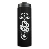 Originelles Design für den Schlangendruck 2025, Lö Thermosbecher (Vorderseite)