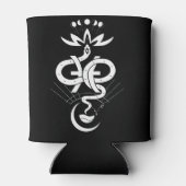 Originelles Design für den Schlangendruck 2025, Pi Dosenkühler (Rückseite)