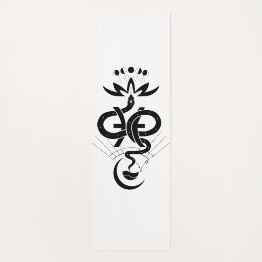 Originelles Design für den Schlangendruck 2025, Pi Yogamatte (Vorderseite)