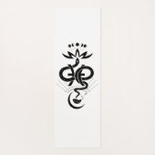 Originelles Design für den Schlangendruck 2025, Pi Yogamatte (Rückseite)