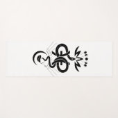 Originelles Design für den Schlangendruck 2025, Pi Yogamatte (Vorderseite (Horizontal))