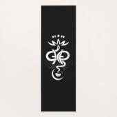 Originelles Design für den Schlangendruck 2025, Pi Yogamatte (Rückseite)