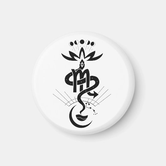 Originelles Design für den Schlangendruck 2025, Sk Magnet (Vorne)