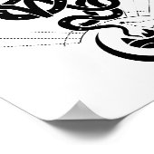 Originelles Design für den Schlangendruck 2025, St Poster (Ecke)