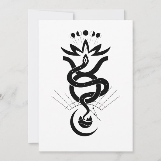 Originelles Design für den Schlangendruck 2025, Ta Einladung (Vorderseite)