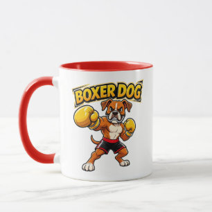 Originelles Design Lustiger Boxer Boxerhund  Tasse