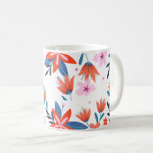 Originelles Grafikdesign fett gedruckte Floristen Kaffeetasse (VorderseiteRechts)