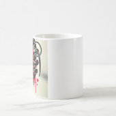 Originelles Herz-Shaped Grenade Artwork Kaffeetasse (Mittel)