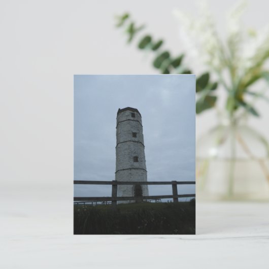 Originelles Leuchtturm im Flamborough Postkarte (Stehend Vorderseite)