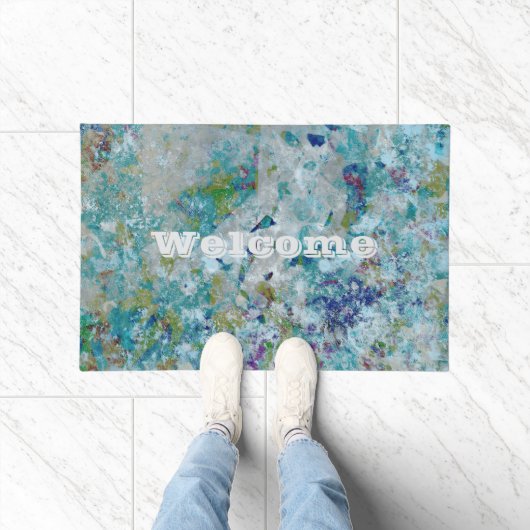 Originelles, modernes Kunstdesign Fußmatte (Indoor)