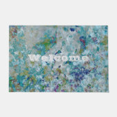 Originelles, modernes Kunstdesign Fußmatte (Vorderseite)