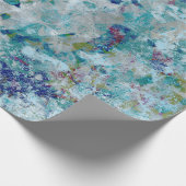 Originelles, modernes Kunstdesign Geschenkpapier (Ecke)