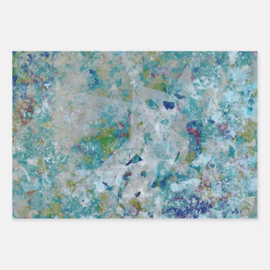 Originelles, modernes Kunstdesign Geschenkpapier Set (Vorderseite 2)