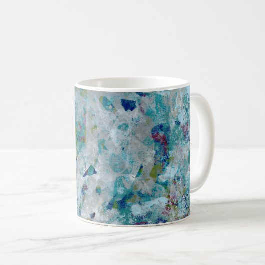 Originelles, modernes Kunstdesign Kaffeetasse (VorderseiteRechts)