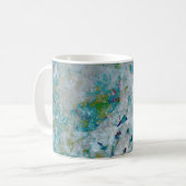 Originelles, modernes Kunstdesign Kaffeetasse (Vorderseite Links)