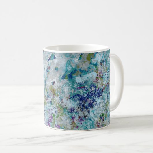 Originelles, modernes Kunstdesign Kaffeetasse (VorderseiteRechts)
