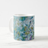Originelles, modernes Kunstdesign Kaffeetasse (Vorderseite Links)