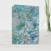 Originelles, modernes Kunstdesign Karte (Rückseite)