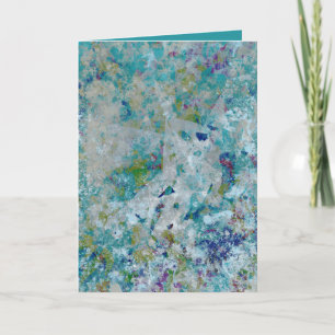 Originelles, modernes Kunstdesign Karte