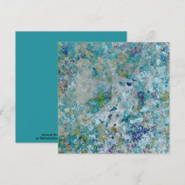 Originelles, modernes Kunstdesign Karte