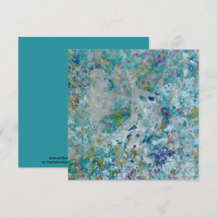 Originelles, modernes Kunstdesign Karte