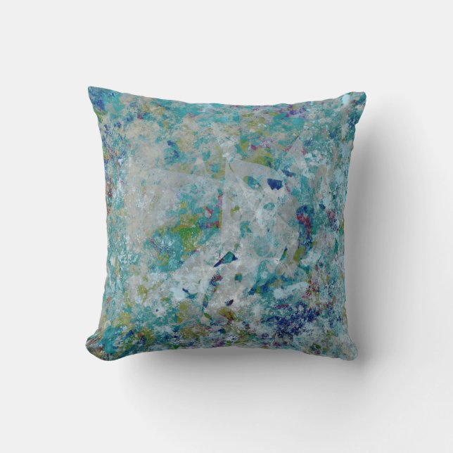 Originelles, modernes Kunstdesign Kissen (Vorderseite)