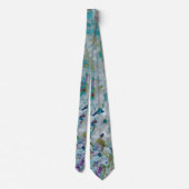 Originelles, modernes Kunstdesign Krawatte (Rückseite)