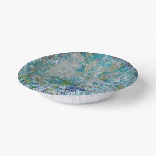 Originelles, modernes Kunstdesign Pappteller (Gewinkelt)