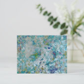 Originelles, modernes Kunstdesign Postkarte (Stehend Vorderseite)