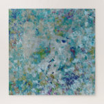 Originelles, modernes Kunstdesign Puzzle<br><div class="desc">Jigsaw Puzzle Tischkunstwerk und dekorative Wanddekoration mit einer Original Modern One Of A Art Abstrakt Art Design-Bildversion von TheFabricSeal Print on Demand Shop unter Zazzle.com #ZazzleMade ©️ Original. https://www.zazzle.com/store/thefabricseal Dieses außergewöhnliche, zeitgenössische Grafikdesign-Illustrationswerk wurde mit feinem Detail mit vielen verschiedenen Farbpinushs und Farben, überlappenden Schichten, Stilelementen, und Techniken, um dieses phantastische...</div>