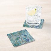 Originelles, modernes Kunstdesign Rechteckiger Pappuntersetzer (Vor Ort)